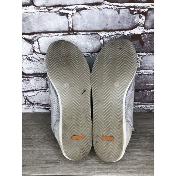 Ara Light Gray Knit Fabric Lace Up Casual Sneakers Women Sz 9.5M US/40EU/7UK - Picture 8 of 16